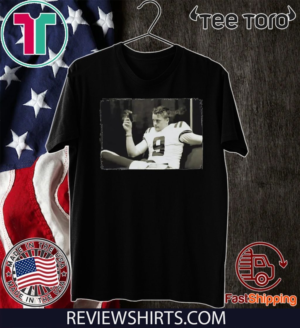 Get It Now The Joe Burrow Cigar Smoking T-Shirt 