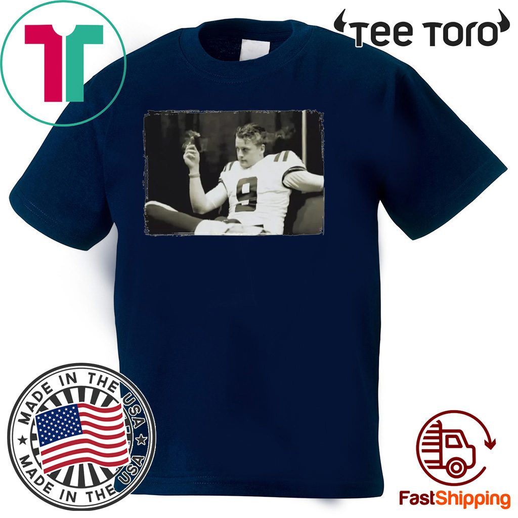 Get It Now The Joe Burrow Cigar Smoking T-Shirt 