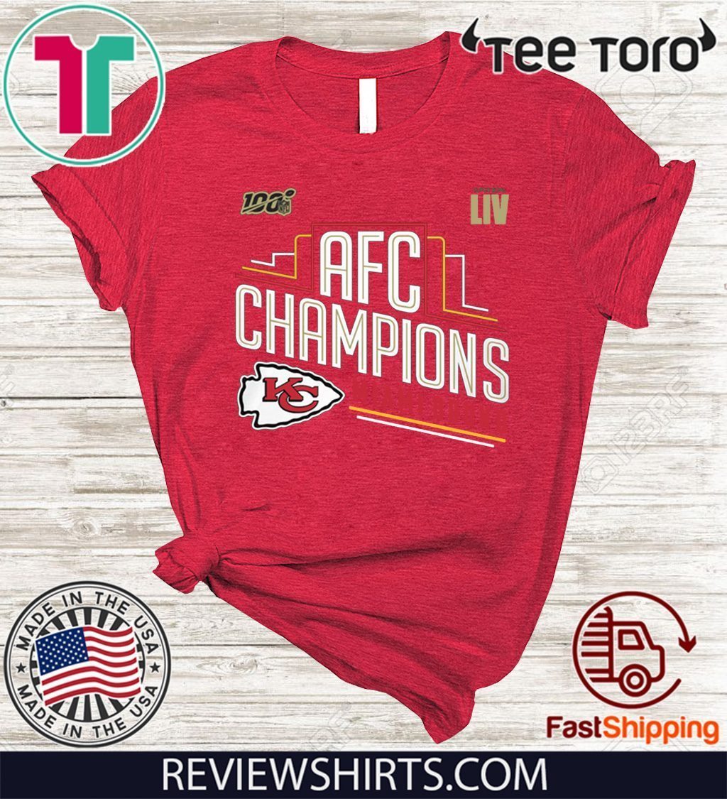 Kansas City Chiefs 2019 AFC Champions t-shirts - ReviewsTees