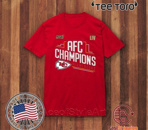 Kansas City Chiefs 2019 AFC Champions t-shirts