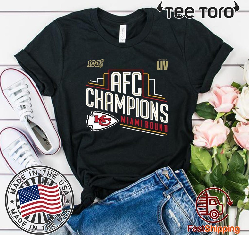Kansas City Chiefs 2019 AFC Champions t-shirts - ReviewsTees