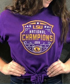 LSU Tigers Football Playoff 2019 National Champions Official T-Shirt
