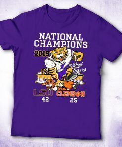 LSU Tigers Shirt - College Football Playoff 2019 National Champions T-Shirt