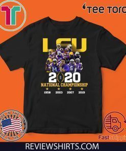LSU Tigers national Championship 2020 T Shirt