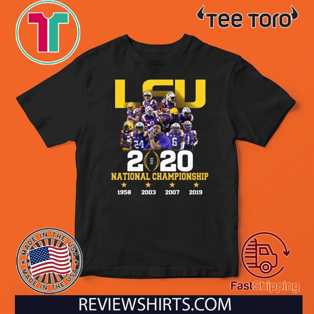 LSU Tigers national Championship 2020 T Shirt