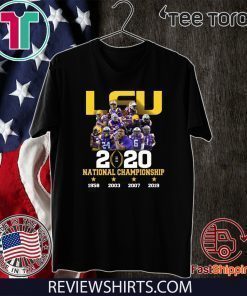 LSU Tigers national Championship 2020 T Shirt