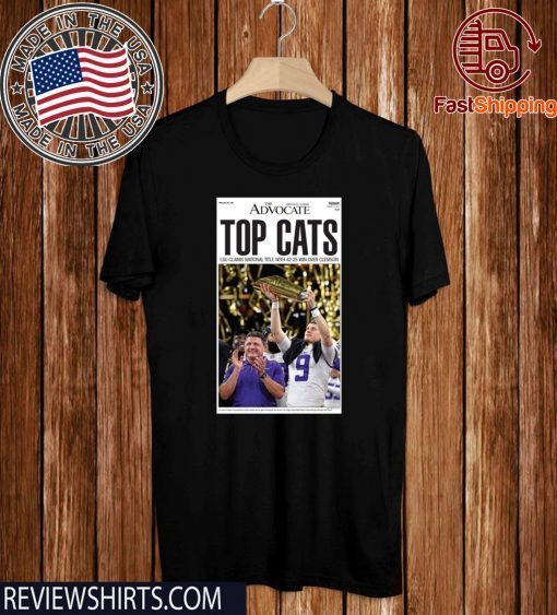 LSU vs. Clemson 2020 National Championship Top Cats Original T-Shirt