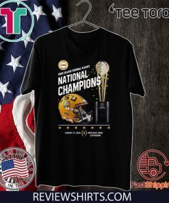 Lsu Tigers 2020 College Football Playoff National Champions Official T-Shirt