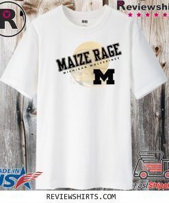 Maize Rage Michigan Wolverines Tee Shirt