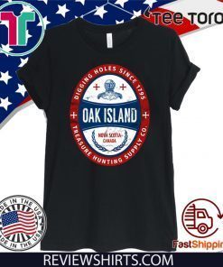 Oak Island Treasure Hunting Retro Templar Knight Treasure 2020 T-Shirt