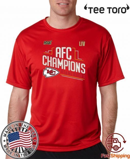 Buy Kansas City Chiefs 2019 AFC Champions T-Shirt