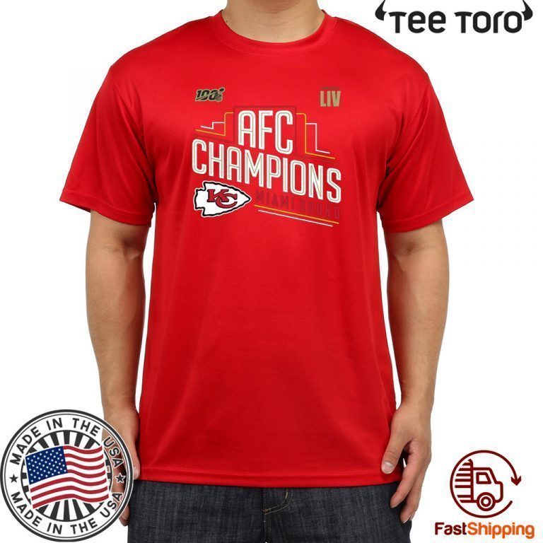 Kansas City Chiefs 2019 AFC Champions t-shirts - ReviewsTees