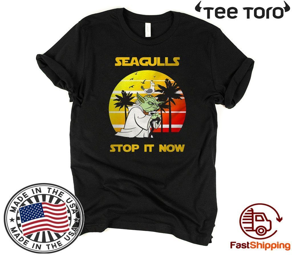 Seagulls stop it now vintage Original T Shirt - ReviewsTees