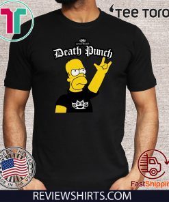 The Simpsons Five Finger Death Punch Shirt T-Shirt