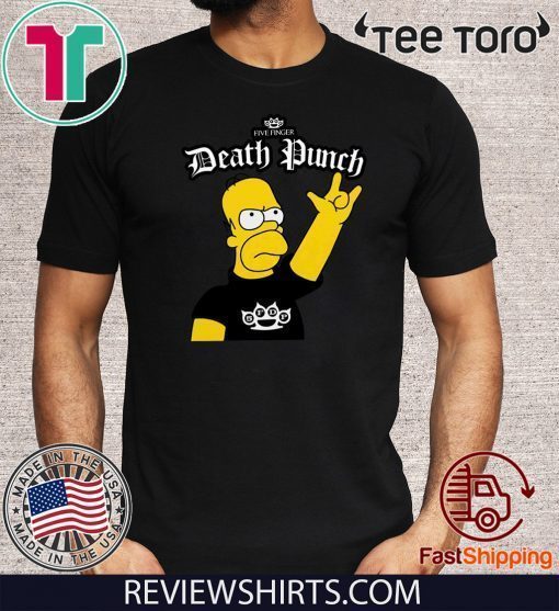 The Simpsons Five Finger Death Punch Shirt T-Shirt