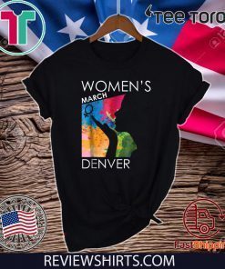 Women's Womens March Shirt DENVER Tee Shirt