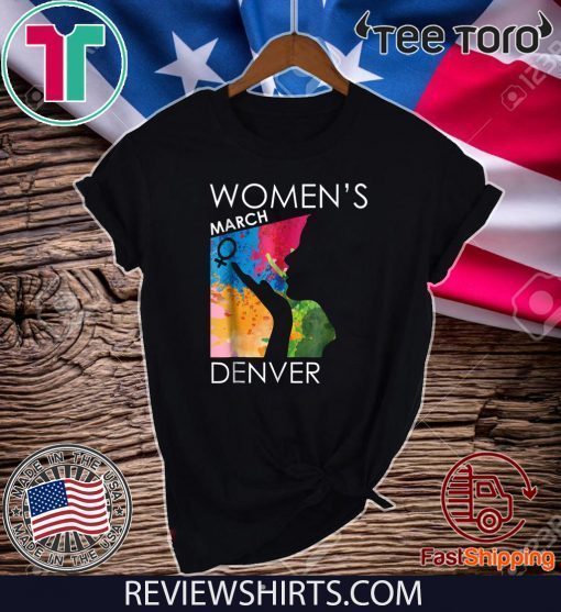 Women's Womens March Shirt DENVER Tee Shirt