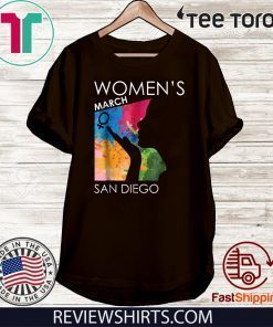 Women's Womens March Shirt SAN DIEGO T-Shirt