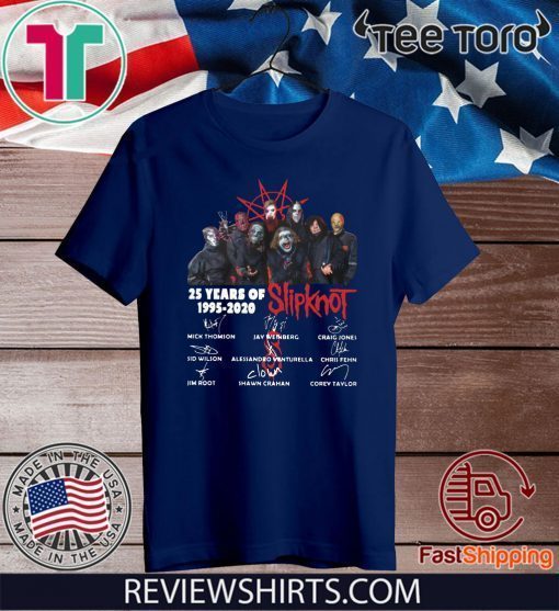 25 Years Of Slipknot 1995 – 2020 T-Shirt