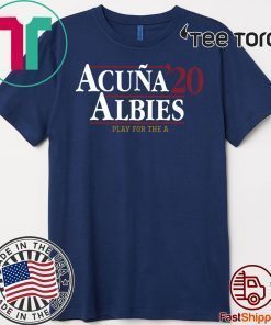 Acuña Albies 2020 Fray For The A Tee Shirt