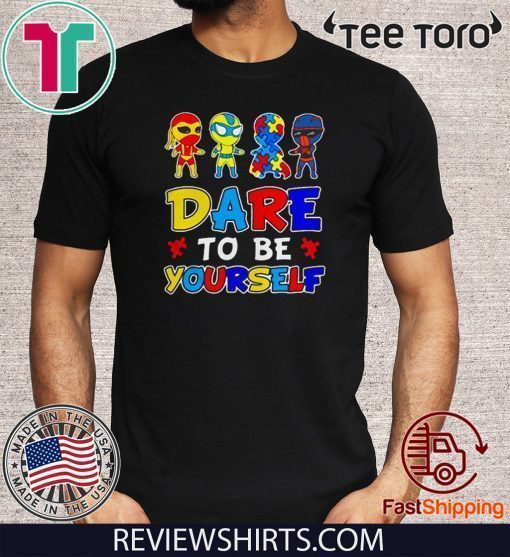 Autism awareness Superman dare to be yourself Official T-Shirt