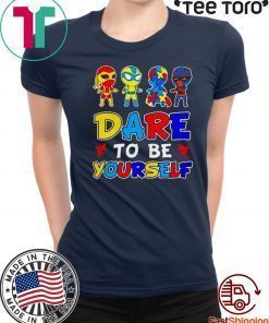 Autism awareness Superman dare to be yourself Official T-Shirt
