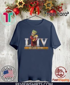 Baby Groot Hug LIV Super Bowl Official T-Shirt
