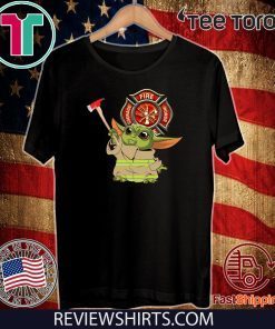 Baby Yoda Courage Fire Honor Official T-Shirt