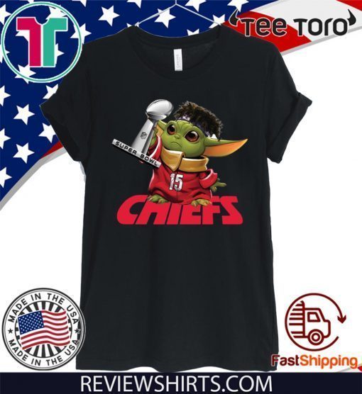 Baby Yoda Kansas City Chiefs Super Bowl For T-Shirt