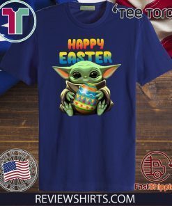 Baby Yoda hug Happy Easter Limited Edition T-Shirt