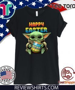 Baby Yoda hug Happy Easter Limited Edition T-Shirt