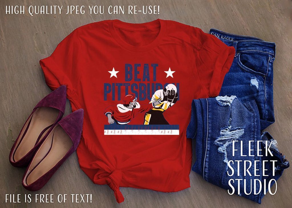 Beat Pittsburgh Shirt - Washington DC Hockey T-Shirt