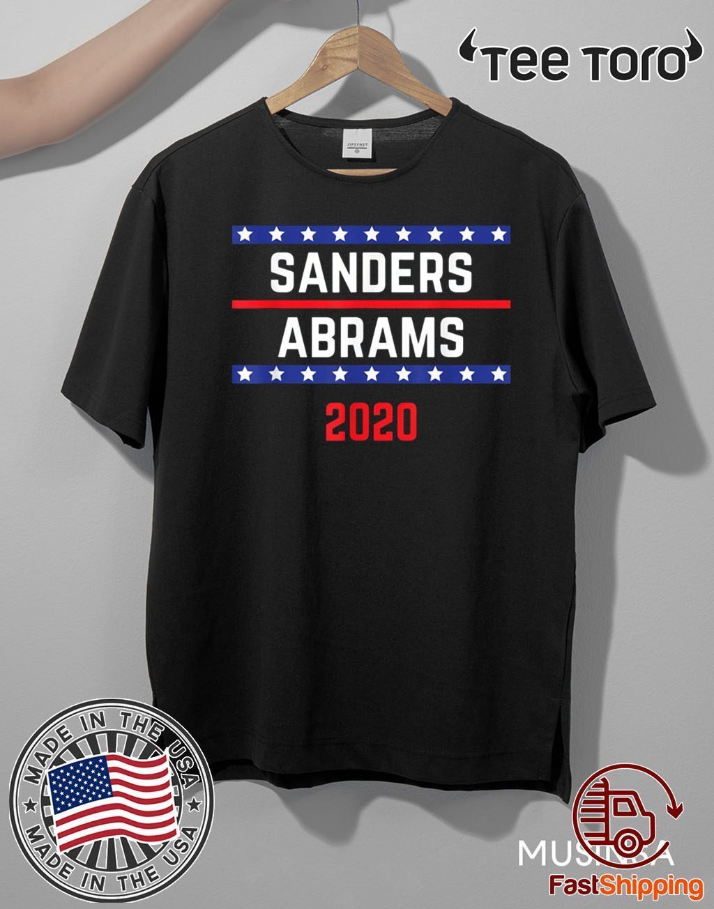 Bernie Sanders 2020 Tee Shirt - Stacy Abrams on the One Ticket