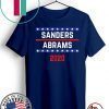 Bernie Sanders 2020 Tee Shirt - Stacy Abrams on the One Ticket