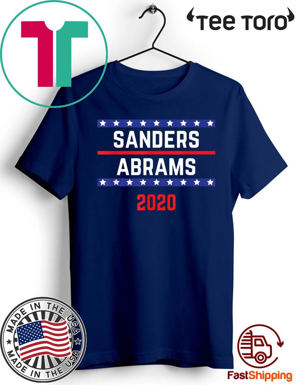 Bernie Sanders 2020 Tee Shirt - Stacy Abrams on the One Ticket