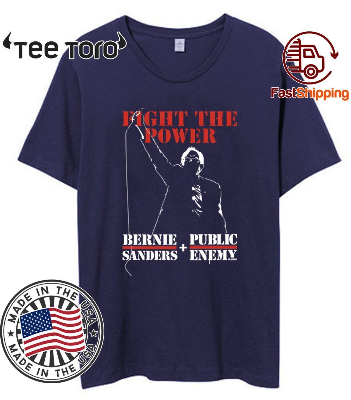 Bernie Sanders And Public Enemy Official T-Shirt
