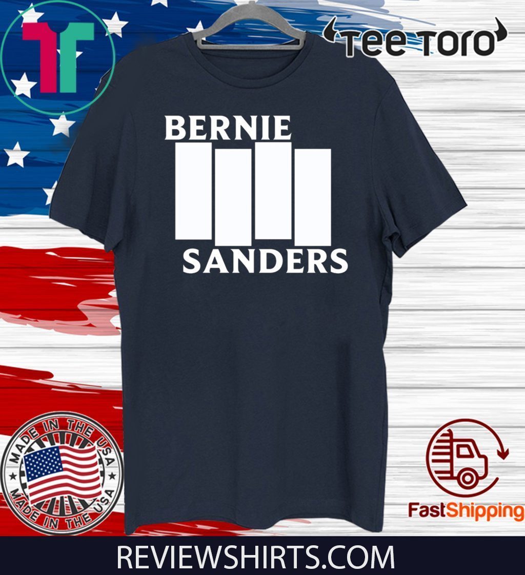 Bernie Sanders Black Flag Official T-Shirt