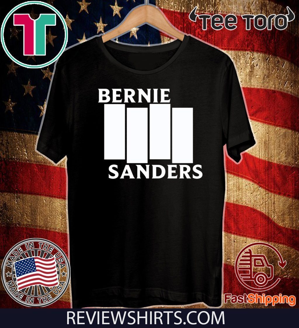 Bernie Sanders Black Flag Official T-Shirt