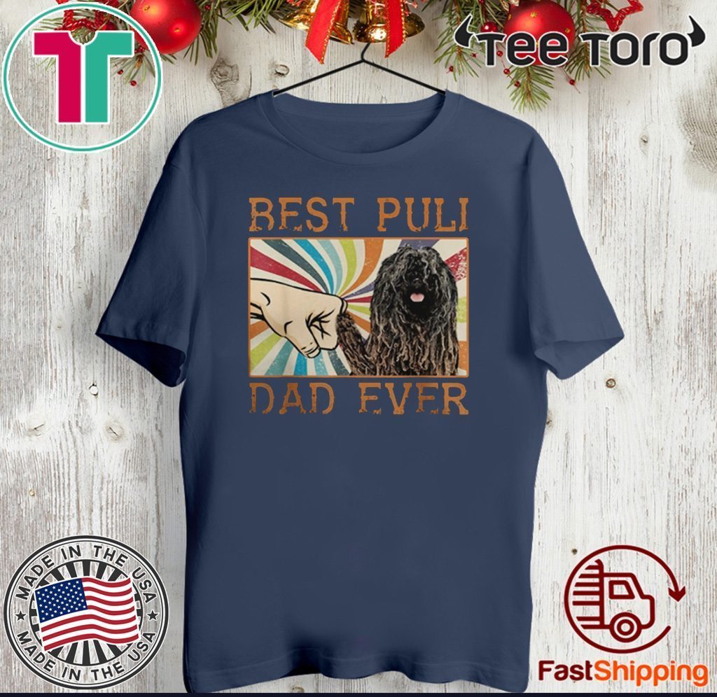 Best Puli Dad Ever Retro Vintage 2020 T-Shirt