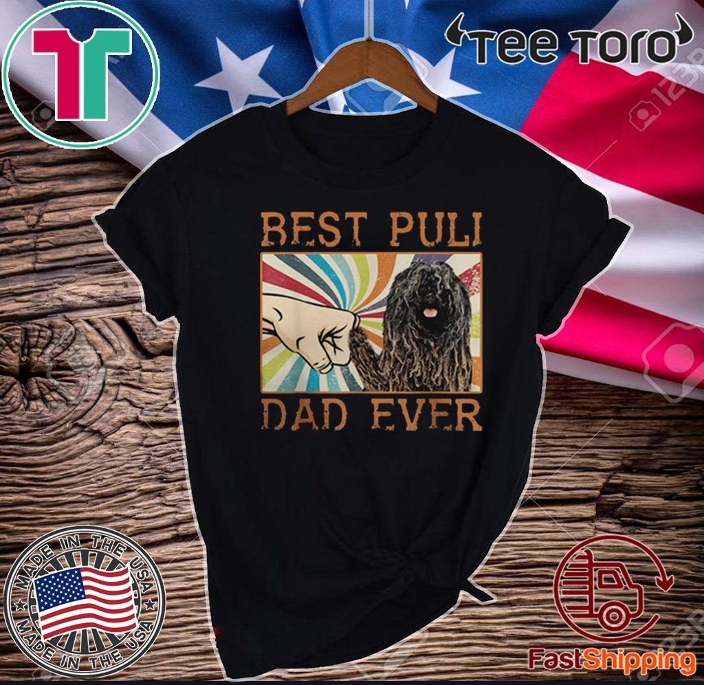 Best Puli Dad Ever Retro Vintage 2020 T-Shirt