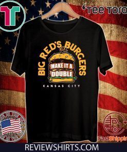 Big Red's Burgers Kansas City Football Official T-Shirt
