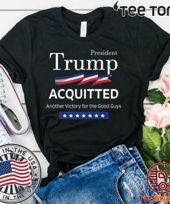 President Trump Acquitted Victory Funny Acquittal Pro-Trump Premium Official T-Shirt