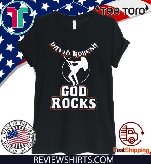 David Koresh God rocks Official T-Shirt