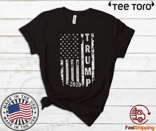 Donald Trump 2020 American Flag Political 2020 T-Shirt