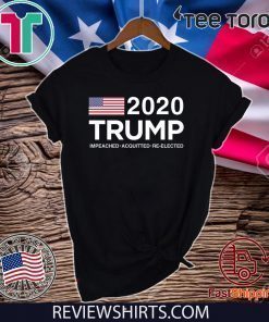 Trump 2020 Impeached Acquitted T-Shirt For Mens Women