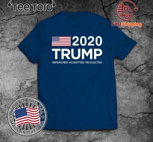 Trump 2020 Impeached Acquitted T-Shirt For Mens Women