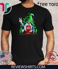 Gnomes Lucky Hug Dr Pepper St. Patrick’s Day Official T-Shirt