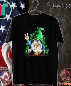 Gnomes Lucky Hug Pabst High Life St. Patrick_s Day Official T-Shirt