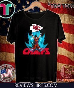 Goku Genkidama Kansas City Chiefs Super Bowl Champions Official T-Shirt