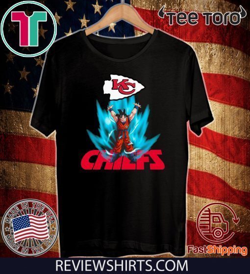 Goku Genkidama Kansas City Chiefs Super Bowl Champions Official T-Shirt